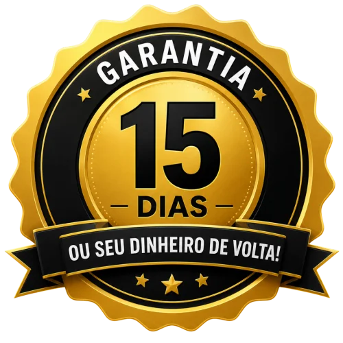 Selo de garantia de 15 dias